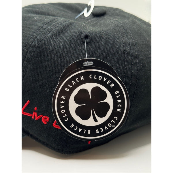 Black Clover Unisex Rutgers University Soul Adjustable Baseball Cap One Size NWT