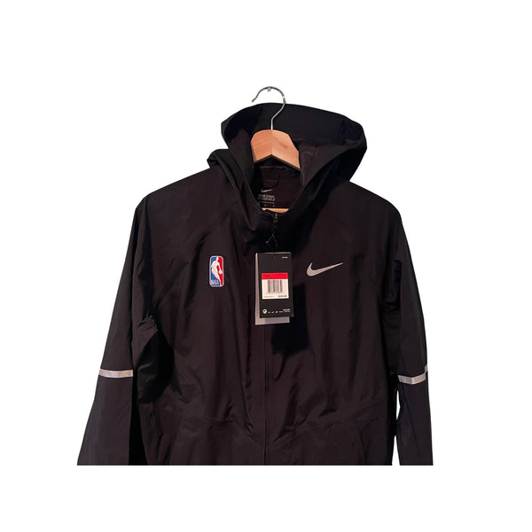 Nike NBA Zonal Aeroshield Hooded Reflective Running Rain Jacket L NWT Women