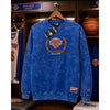 New York Knicks New Era Acid Wash Crewneck Sweatshirt Royal Blue Size L NWT Rare