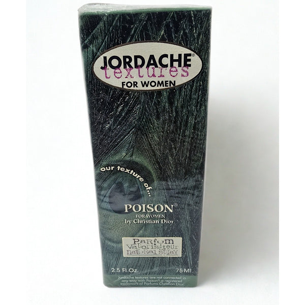 Jordache Textures Women Perfume Spray 2.5oz NOS Sealed Poison Dior Dupe Vintage