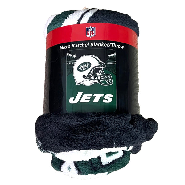 New York Jets NFL Northwest Team Stadium 2005 Fleece Throw 50x60 NWT
