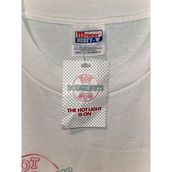 Krispy Kreme Vintage “The Hot Light Is On” Las Vegas T-Shirt NWT Mens XL Hanes