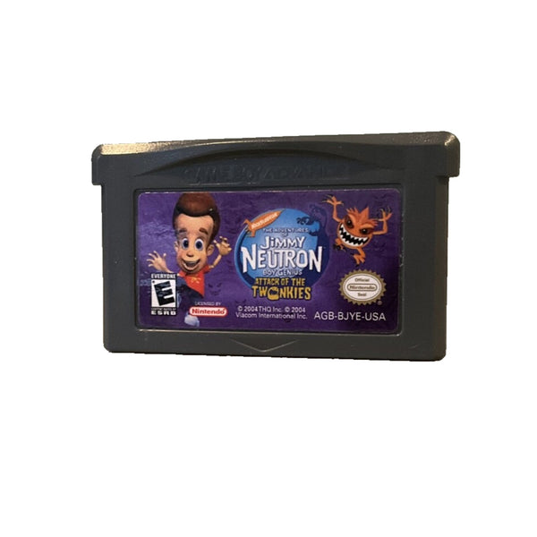 Jimmy Neutron Attack Of The Twonkies Nintendo GameBoy Advance Cart Only