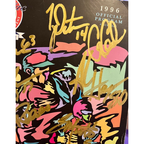 NFL Football Autographed Multi Signed Program 1996 NFL Golf Classic Phil Simms