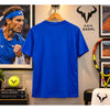 Rafa Nadal Nike Tennis Dri-FIT Graphic T-Shirt Men's Small Royal Blue Rare NWT