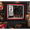 New Jersey Devils 2002-03 Stanley Cup Team Signed Framed Photo Brodeur Stevens