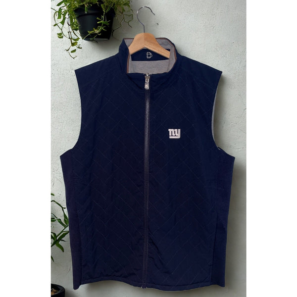 B. Draddy New York Giants Lawrence Golf Vest Mens XL Reversible Quilted NWOT