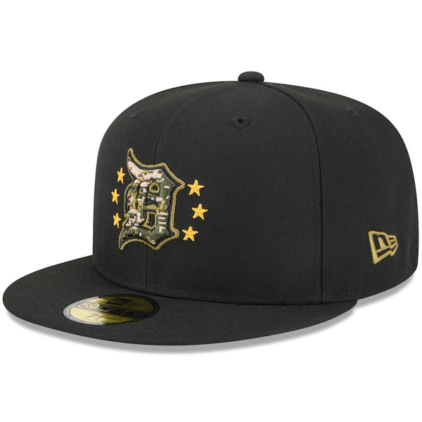Detroit Tigers New Era 59FIFTY Armed Forces Day 2024 Camo Hat 6 7/8 Fitted MLB