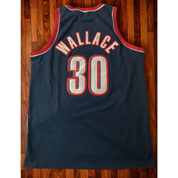 Rasheed Wallace Portland Trail Blazers #30 NBA Nike Jersey Sz. L +2 Vtg Sewn