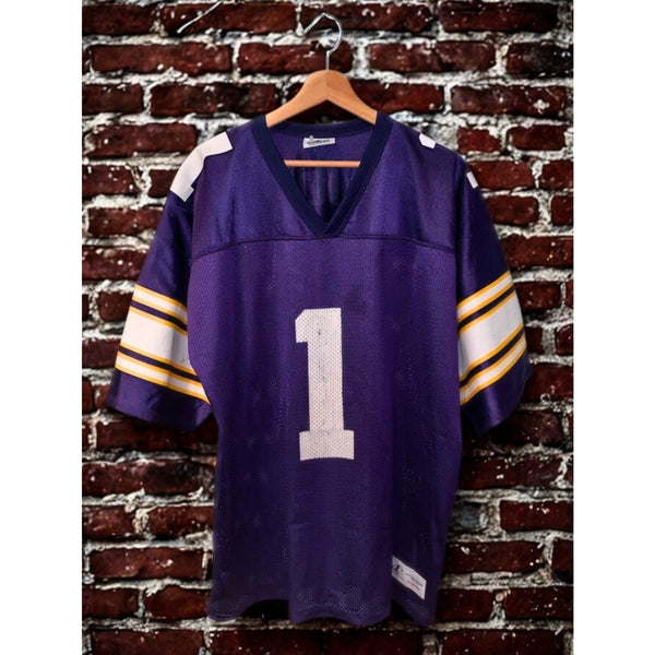 Warren Moon Minnesota Vikings Jersey XL 50-52 USA Logo Athletic NFL Vintage 90’s