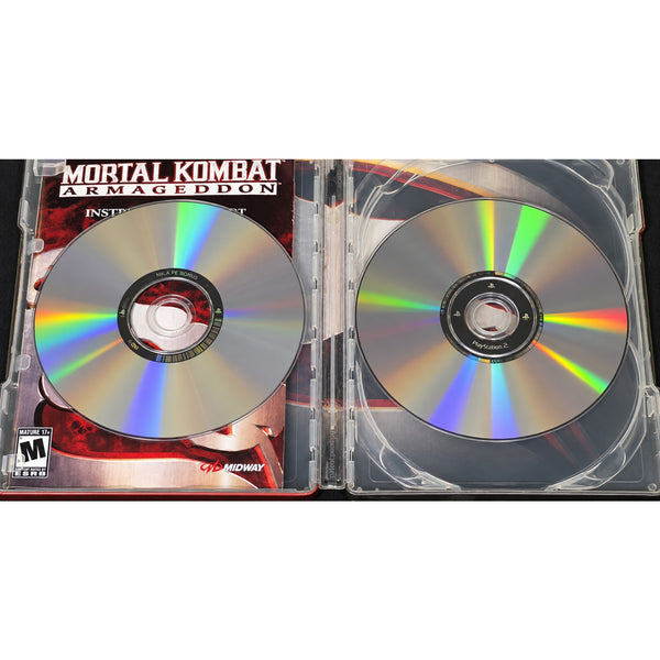 Mortal Kombat Armageddon Premium Edition PS2 Shao Kahn Steelbook CIB Reg Card