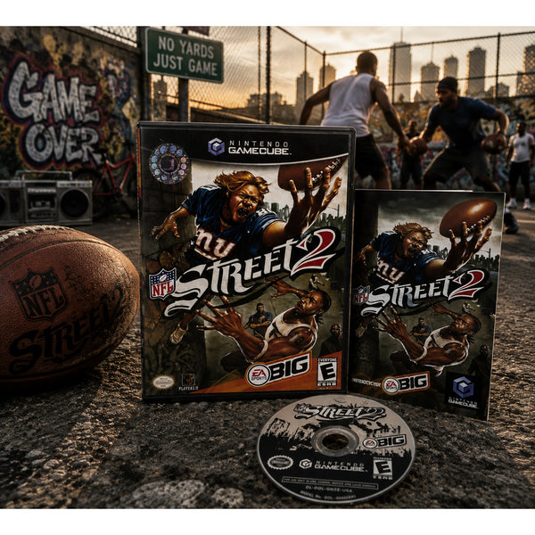 NFL Street 2 Nintendo GameCube 2004 Complete CIB Tested EA Sports BIG Football