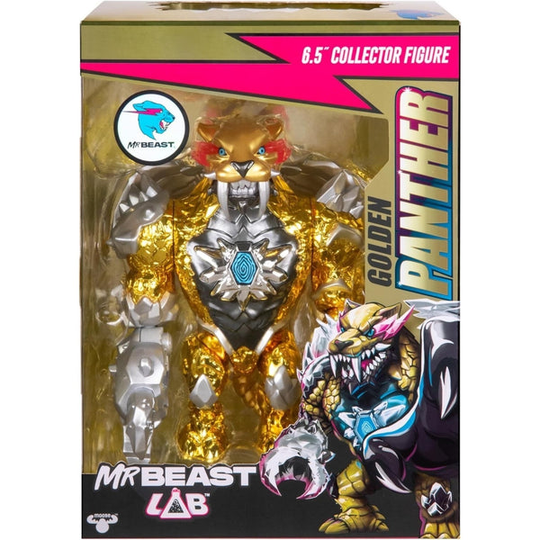 MrBeast Lab Panther 6.5" Collector Figure Series 1 Mystery Golden Chase Sealed