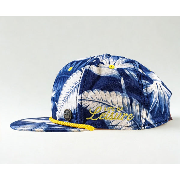 Goorin Bros Life of Leisure Kava Dreams Hat Hawaiian Floral Strapback Rare EUC