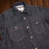 Rogue Territory Cryptic Japanese Selvedge Denim Service Shirt 2XL RGT Rare NWOT