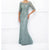 Ivonne D Exclusively for Mon Cheri 118D06 Dress Sz. 16W SAMPLE Sea Foam
