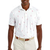 Johnnie-O Featherweight Toutou Bird Golf Polo Shirt Men’s Large White