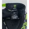 Monster Energy Snapback Hat Black Green Logo Cap Rare Underbrim Print OSFM