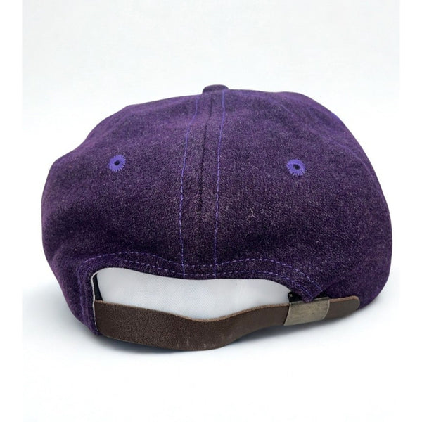 Yale University Ebbets Field Flannels Wool Strapback Hat Cap USA Rare Purple