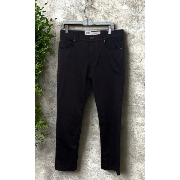 Brax Cooper Fancy Pants 34x32 Black Regular Fit 5 Pocket Cotton Stretch NWT