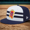 Brooklyn Cyclones New Era Coney Island Franks Hat Game Worn Noah Hall Sz. 7 3/8