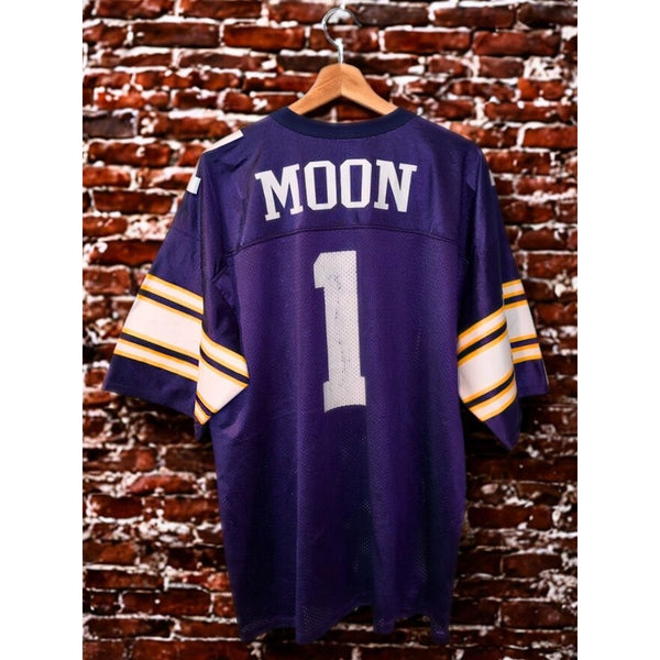 Warren Moon Minnesota Vikings Jersey XL 50-52 USA Logo Athletic NFL Vintage 90’s