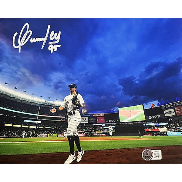 New York Yankees Oswaldo Cabrera Signed Autographed 8x10 Photo Beckett COA