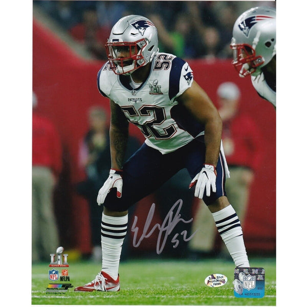 New England Patriots Elandon Roberts Signed Super Bowl LI 8x10 Photo Autograph