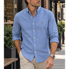 Polo Ralph Lauren Chambray Stretch Oxford Shirt Men's L Slim Fit Blue NWT