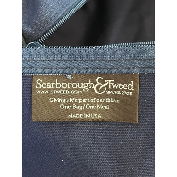 RBC Capital Markets Duffle Bag Navy Canvas Scarborough & Tweed Made USA Banker