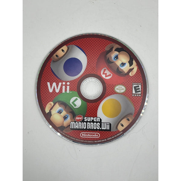 Super Mario Bros. Wii Nintendo Wii Video Game Disc Only Mario Luigi No Case