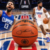 Paul George Signed Wilson NBA LA Clippers Game Ball Basketball COA Auto PG13