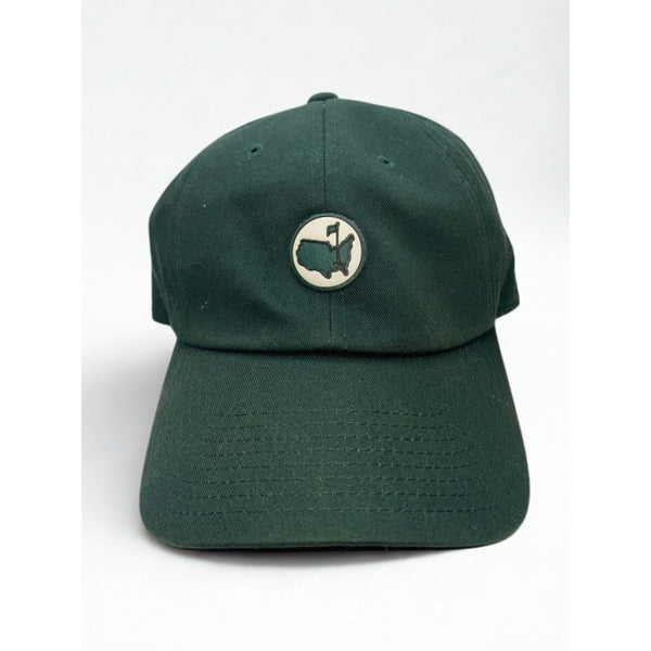 Masters Tournament Augusta National Rubber Map Patch Golf Dad Hat Adjustable