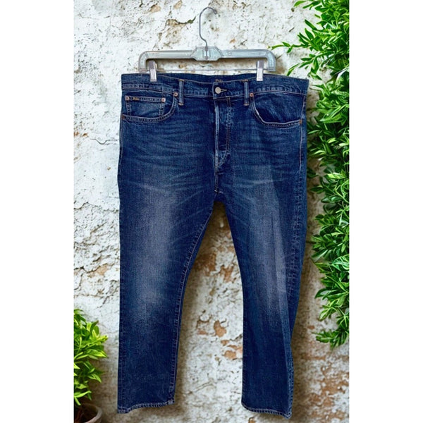 Polo Ralph Lauren Sullivan Slim Stretch Jeans Mens 36x30 Blue Medium Wash