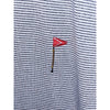 Holderness & Bourne Long Sleeve Polo Men’s M Gray Stripe Watchung Valley Golf