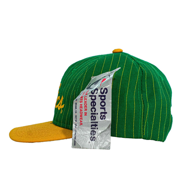 Boston Celtics NBA Sports Specialities Hat Snapback Pinstripe Deadstock NWT RARE
