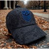 Nike USA USMNT Heritage86 Dri-FIT Adjustable Strapback Hat Black Wave Print Cap