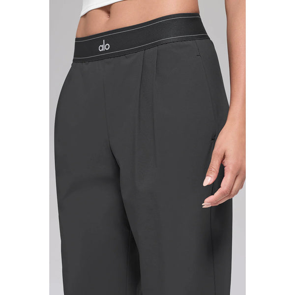 Alo Yoga Suit Up Trouser Regular M Anthracite NWT W51432R Rare Wide Leg Pants