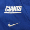 New York Giants Nike Team Vintage Hooded Puffer Jacket Blue Sz L NFL Made Korea