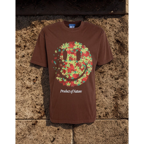 Chinatown Market Smiley Product Of Nature Graphic T Shirt Brown Sz. 2XL EUC