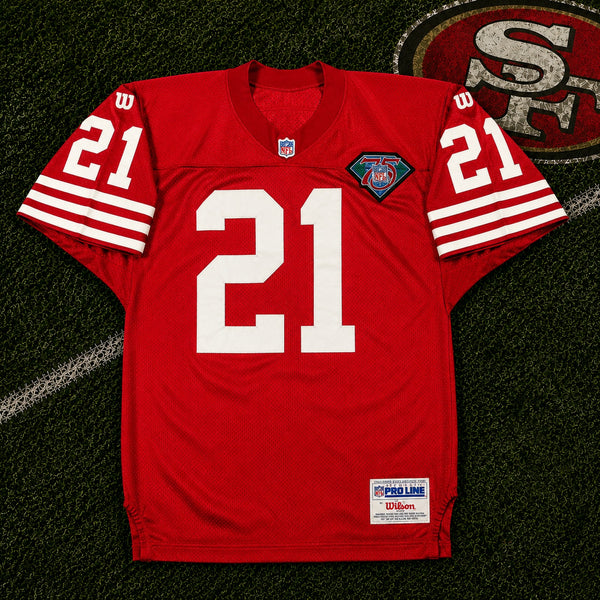 San Francisco 49ers Deion Sanders 1994 Authentic Wilson Pro Line Jersey 46 EUC