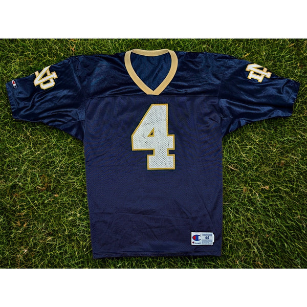 Notre Dame Fighting Irish #4 Football Jersey Champion Made in USA Mens Large 44