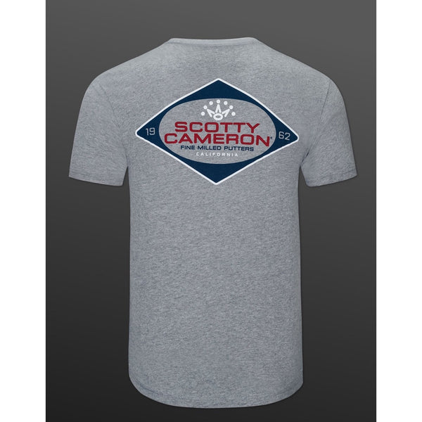 Scotty Cameron Crown Diamond Gray T-Shirt 2XL XXL Limited Studio Store NWT