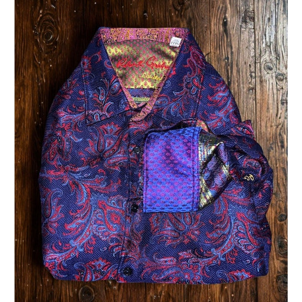 Robert Graham Doosland Stane Limited Edition Silk Shirt 3XL Classic Paisley NWOT