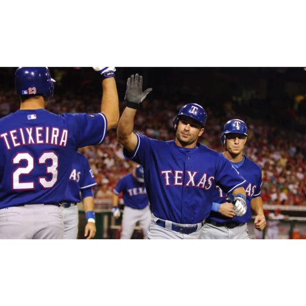 Texas Rangers Mark Teixeira MLB Rawlings Road Game Jersey 48 XL Game Worn/Issued