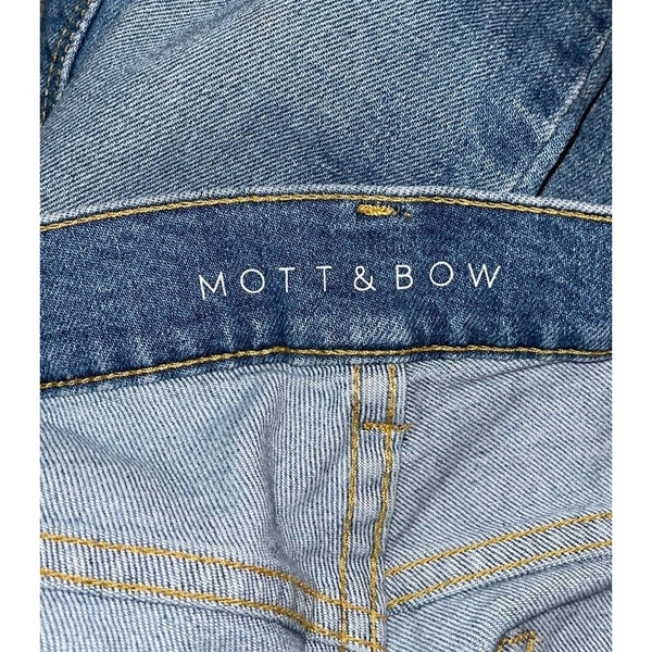 Mott & Bow Benson Straight Jeans Mens 33x32 Light Blue Comfort Stretch Denim EUC