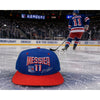 New York Rangers Mark Messier #11 AJD Snapback Hat Vintage 90s NHL USA