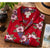 Banana Republic Safari Travel Hawaiian Shirt Floral Rayon Red Sz. Small Vintage