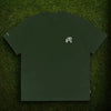 Malbon Golf Buckets Knockout Tee Shirt Green Made USA Garment Dyed Men's Large