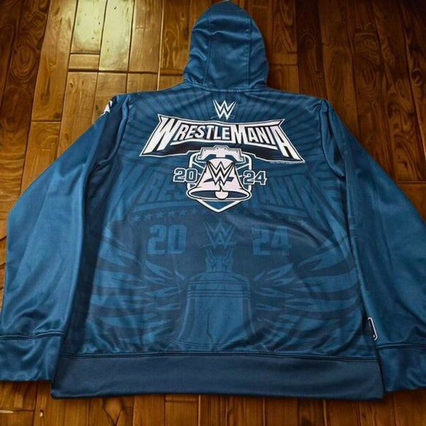 WWE WrestleMania XL 2024 Pro Sphere Hoodie Mens L Philadelphia Green NWOT